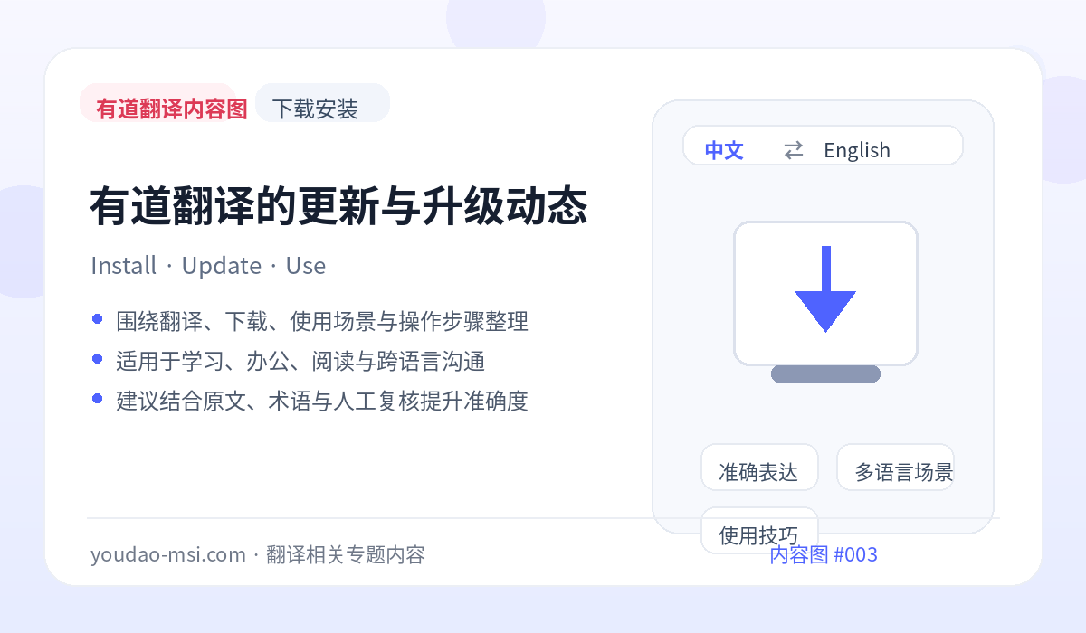 有道翻译的更新与升级动态