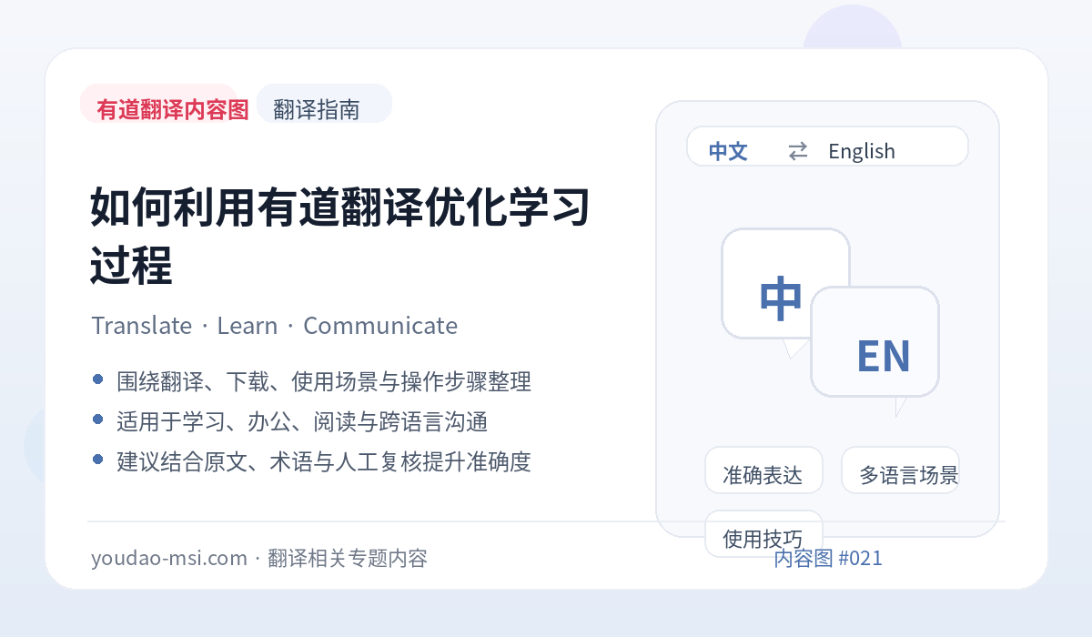 如何利用有道翻译优化学习过程